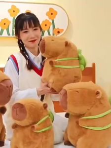 Gấu bông Capybara tặng kèm ba lô rùa hàng chính hãng nhập khẩu Gấu Bông Yolo Cho Trẻ Em Gấu Bông Chất Liệu Cao Cấp Gấu Bông Hình Rùa Dễ Thương - Lazada