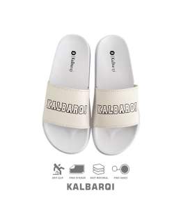 Sandal wanita kalbarqi putih-sandal anti slip ringan nyaman