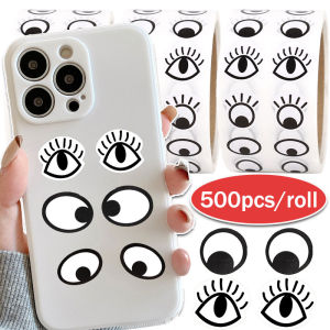 Sticky Label Eyes DIY Roll Stickers Gift Decoration Waterproof Eyes Decoration Decals Stickers DIY Crafts Kids Toy Stickers