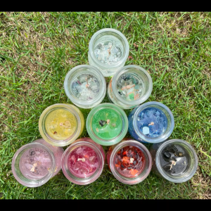 Gel-Wax Crystal Scented Candle - Healing - Wishing - Energy - Celestial Balance || Lilin Gel Wangi Kristal || 凝胶蜡水晶香薰蜡烛 - 疗愈 - 祈愿 - 能量