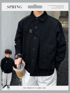 Áo Sơ Mi Trẻ Em Phong Cách Hàn Quốc Mùa Thu Mới 2025 Áo Khoác Trẻ Em Thời Trang Cho Bé Trai Áo Sơ Mi Cotton Dài Tay Cổ Vuông Cho Bé Trai