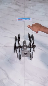 Alat penggembur tanah alat penyiang gulma mini tiller ditching head mesin potong rumput