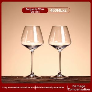 ZHUXI | Luxurious Burgundy Wine Glasses and Decanter Set