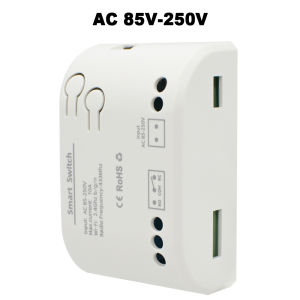 1/4 Channel Smart Relay Board WiFi Remote Breaker Control 1/4 Way Switch Controller 12V 24V 220V Works with Tuya RF433 Alexa