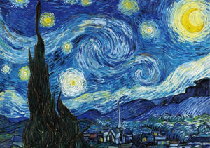 Jigsaw Puzzles for Adults 500/1000/1200/2000PCS Starry Night by Vincent Van Gogh Puzzles for Adults Educational Challenge Toy