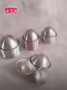 [BEC] Cetakan Kue Mochi/Daifuku | Cetakan Mochi | Loyang Mochi Aluminium | Loyang Bola Mini