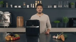 Nồi Chiên Không Dầu Tefal FW5018 Bếp Chiên Không Khí Công Suất 2000W Dung Tích 11L Bảng Điều Khiển Cảm Ứng 8 Chương Trình Nấu Đa Dạng Bảo Hành 12 Tháng