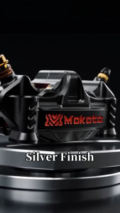 MOKOTO ELITE 4POT S1 CO2 BRAKE CALIPER UNIVERSAL 30MM PISTON ALLOY BILLE CALIPER ONLY FOR MOTORCYCLE