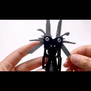 Mini 12-In-1 Multitool Folding Plier Stainless Steel Pocket Knife EDC Outdoor Camping Survival Tang Kombinasi Pisau