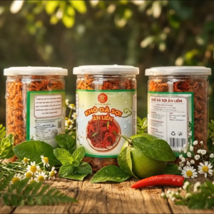 Khô Gà Xé Sợi Ăn Liền MEVINA 250Gr Thịt Gà Xé Sợi Cay Nồng Thơm Ngon