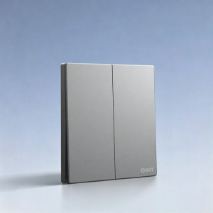 CHNT | Wall Mounted Single Switch with 5 Sockets Gray