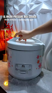 Rice Cooker Micro-Pressure1.5L 2L 3L 4L Aluminum Alloy Non Stick Pot 2-8 Person Large Capacity