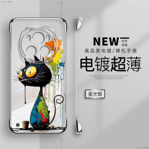Magic7 pro Transparent Protective Case Honor Magic6 Electroplated Cartoon Hard Shell Anti-fall Curved Screen Phone Cover
