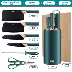 FUJUN | Stainless Steel Kitchen Knife Set 2-in-1