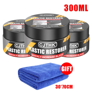 Car Plastic Restorer Auto Interior Panel Renewal Wax Coating Leather Plastic Rubber Polish Repair Auto Reconditioning Cream Care