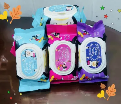 [Lớn]Thùng 10 khăn ướt Amybaby chuyên dụng cho bé chống hâm-kháng khuẩn -không mùi Loại Lớn 185/650Gr