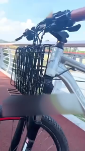 Bicycle Basket Mountain Bike Folding Hanging Basket Bicycle Basket Basket Front and Rear Hanging Bold Side Trailer