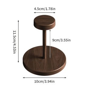 Wooden Cup Holder Stand For Countertop Coffee Disposable Paper Kitchen Office Desk Organizer Washing Basket Produce Bowl