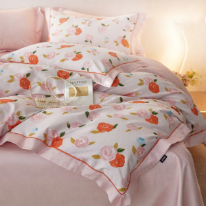 DOHIA | Student Dormitory Floral Style Pure Cotton Bedding Set