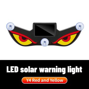 Wireless Demon Eye Car Ambient Mood Light With Suction Cup Solar Powered USB Rechargeable Atmosphere Breathing Neon Lamp