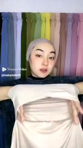 Pashmina Instan Oval Inner 2in1 Premium | Pashmina Bando Jersey