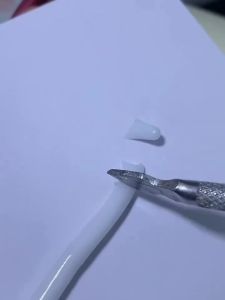 2pcs Crystal Soft Solid Extension Nail Gel With Flower Sculpting Pen Milky Clear Acrylic Carving Jelly Model Gel Manicure Decor