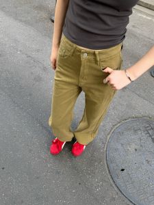 Tristine High Waist Straight Leg Jeans Womens Spring Summer New Style Slimming Loose Wide Leg Floor-Length Pants