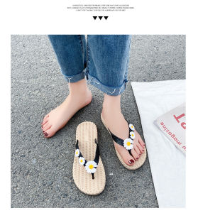 TW Wanita selesa sandal Flat dalaman & luaran selipar kasual tidak tergelincir biasa (Comfortable Women Flat Sandals indoor & outdoor Casual Slippers Non-slip Regular Fit)
