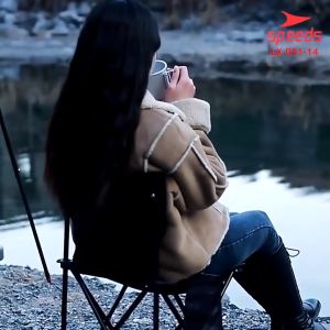 SPEEDS Kursi Lipat Outdoor Portable Kursi Camping Kursi Gunung Mudah Dilipat 031-14