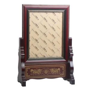 Khung Ảnh Gỗ Nguyên Khối Cao Cấp 16 Inch 12 Inch Khung Ảnh Treo Tường Phong Cách Mới Trung Hoa Khung Ảnh Lưu Niệm