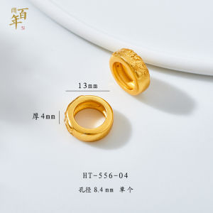 สร้อยข้อมือ DIY ขนาดเล็ก อุปกรณ์ทำเครื่องประดับ ลูกปัดโลหะผสม เงิน ทอง วัสดุอื่นๆ สำหรับฤดูหนาวปี 2023 ใหม่และสดใส