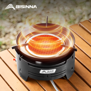 BISINNA | BISINNA 5800W Infrared Stove Portable Split Gas Burner With Storage Box Outdoor Picnic Hiking Windproof Camping Cooker