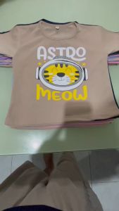 TopOne88 Kaos ATASAN Oblong Motif Random Anak Laki-Laki Perempuan Usia 2-8 Tahun