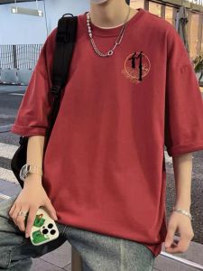 KETONG | Casual Chinese Style Short Sleeve T-Shirt Cotton