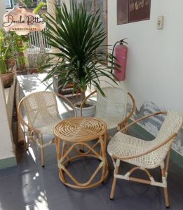 Ghế mây Sò cho quán cà phê homestay trang trí cho  ban công nhẹ- đẹp