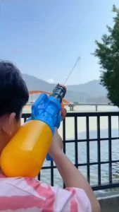 พร้อมส่งจากไทย ปืนฉีดน้ำสองหัว ปืนฉีดน้ำ 1400ml ปืดฉีดน้ำสงกรานต์ขนาดใหญ่ ปรับแรงดันได้ ขนาดใหญ่ ยิงได้ไกล