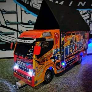 MAINAN ANAK MINIATUR TRUK OLENG ONE PIECE BERVARIASI LAMPU DAN TERPAL
