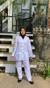 Seragam Dinas Putih Wanita Baju Putih PNS Wanita Baju Dinas Putih Perawat/Bidan Seragam Putih Dokter