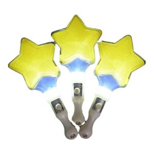 Yellow XINGX Light Stick Customized Performance Props Manual Light Five-Pointed Star Concert Support Light Sticks Kids Toys
