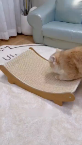 Cat Scratching Pads Cat Scratch Board Detachable Wear-resistant Multifuction Cats Sleeping Bed Kitten Grinding Cat Toys