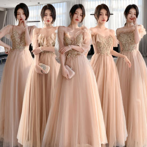 ชุดเจ้าสาวสีแชมเปญ ชุดราตรียาว ชุดราตรีกระชับสัดส่วน ชุดราตรีสุดหรู ชุดเจ้าสาว ชุดราตรี ชุดเจ้าสาว ชุดราตรี