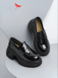 Reddragonfly | Thick Bottom Skinny Heel Elevating Loafer