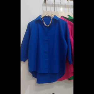 SJM BLOUSE KELLY WANITA KATUN POPLIN LENGAN KARET VIRAL KASUAL SHIRT FASHION SIMPLE 8111