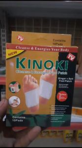 koyo kaki detox penghilang penyerap kotoran penyakit tubuh penghilang stres dan cemas koyo pereda rematik di kakifoot patch isi 10 pcs baik d pakai untuk usia 15-50 th.