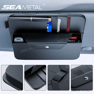 อุปกรณ์ตกแต่งรถยนต์คลิปหนีบแว่นตาที่หนีบแว่นกันแดดกระเป๋าเก็บของกระเป๋าหลายช่องใส่กระบังแสงในรถ