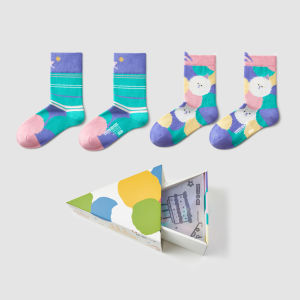 Tất Ống Giữa Kháng Khuẩn Bananain 2 Đôi Cho Trẻ Em Mùa Hè 2023 Tất Cotton Pha Trộn Thoải Mái Thoáng Khí Cho Bé Trai Và Bé Gái