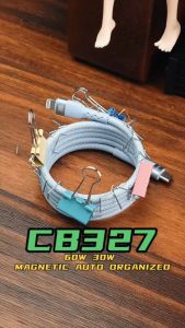 BAVIN CB327 60W PD Magnetic Fast Charging Data Cable Supports Laptop iPh & Android (Supports 17 Series)