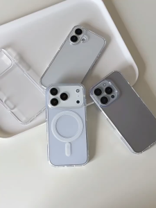 Ốp Lưng Trong Suốt Iphone 17 Pro/ 17 Pro Max/ 17/ Iphone AIR 16 Pro Max 16 16 Pro 16 PLUS 15 PRO Từ Tính Sạc Không Dây