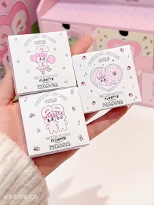 FLORTTE Highlight Powder Bunny Makeup 💄 FLORTTE花洛莉亚单色高光粉 Serbuk Penyerlah Solekan Highlight Matte Lembut Beauty Waterproof Brighten