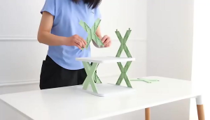 Kệ để giày dép 5 tầng hình chữ X siêu gọn tiết kiệm không gian